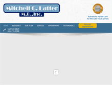 Tablet Screenshot of drlatter.com